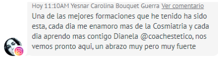 Testimonio de alumna: una de las mejores formaciones que he tenido