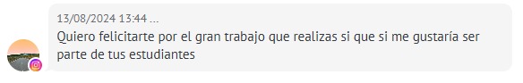Testimonio de alumna: quiero ser parte de tus estudiantes
